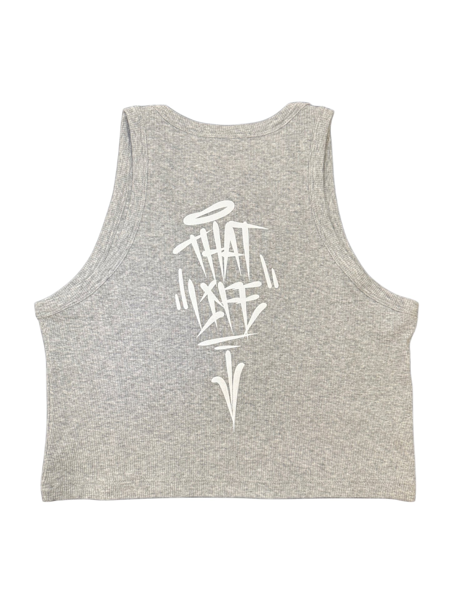 Women’s Cropped Tank Top - Grey