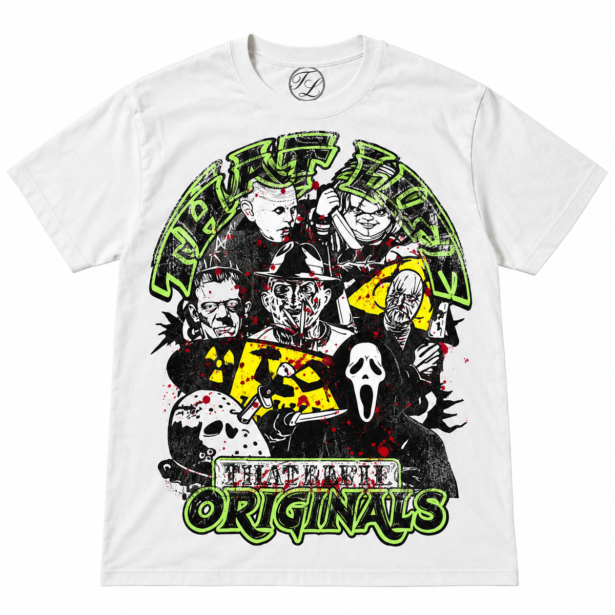 TL Halloween Graphic Tee - White