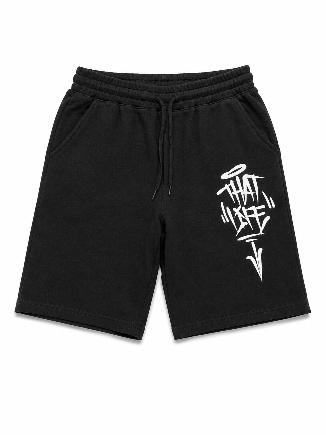 That Life Classic Jumbo Logo Shorts - Black/White