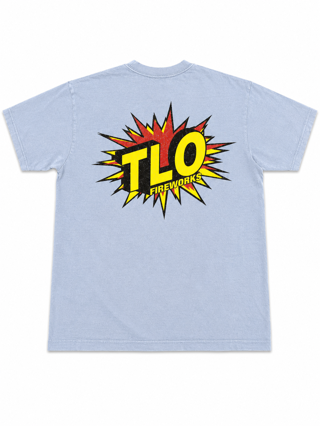 TLO Fireworks Graphic Tee - Vintage Light Blue