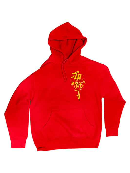 That Life Classic Hoodie - Red/Gold