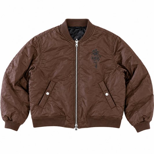 TL Bomber Jacket - Brown/Charcoal