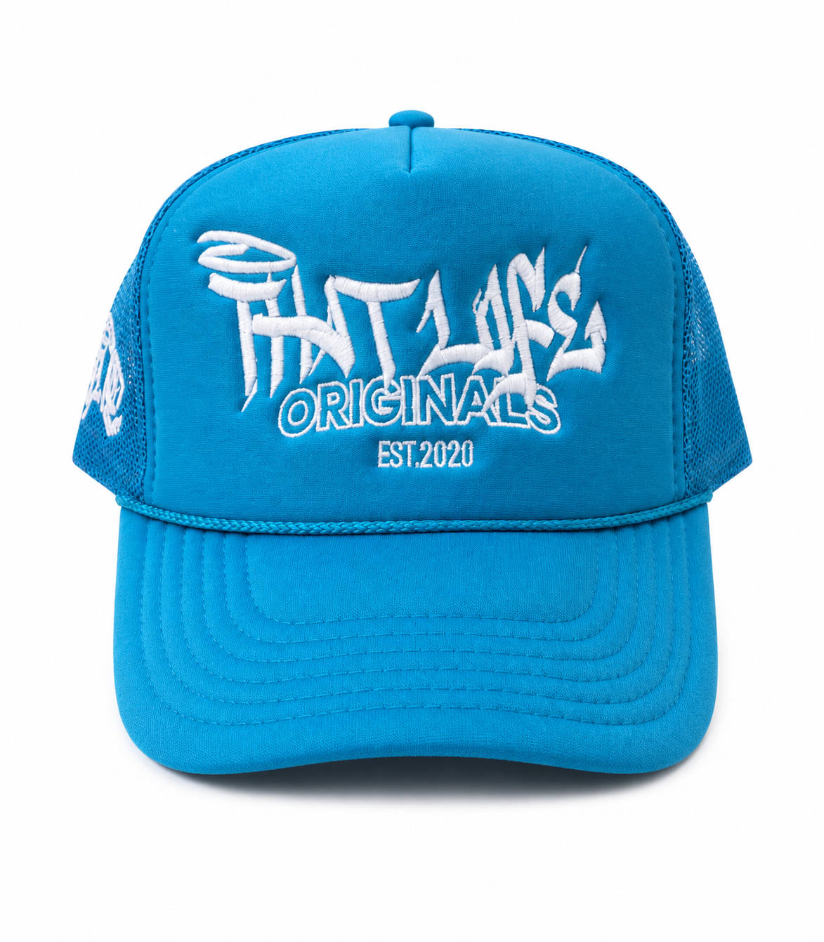 TLO Trucker Hat - Aqua/White