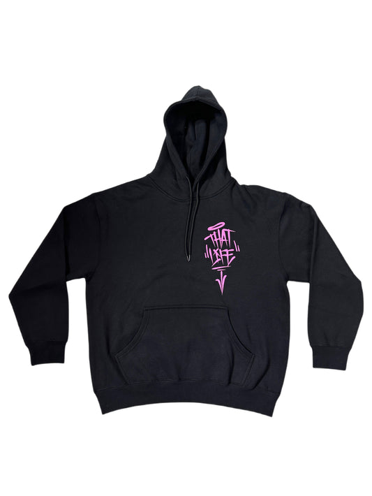 That Life Classic Hoodie - Black/Pink