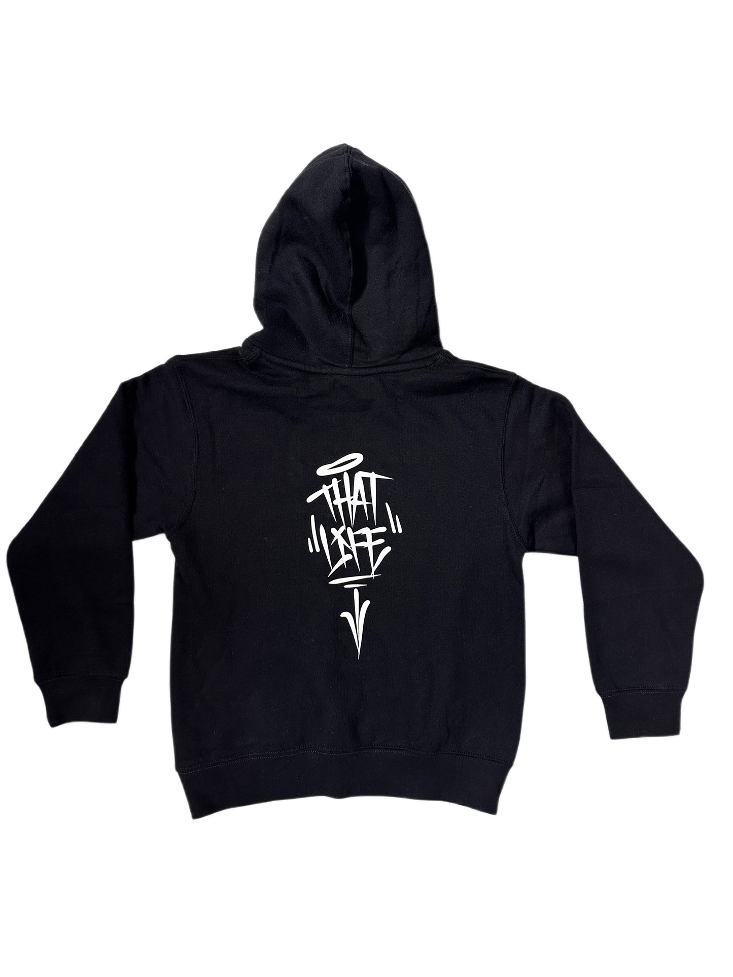 Youth Classic Hoodie - Black/White