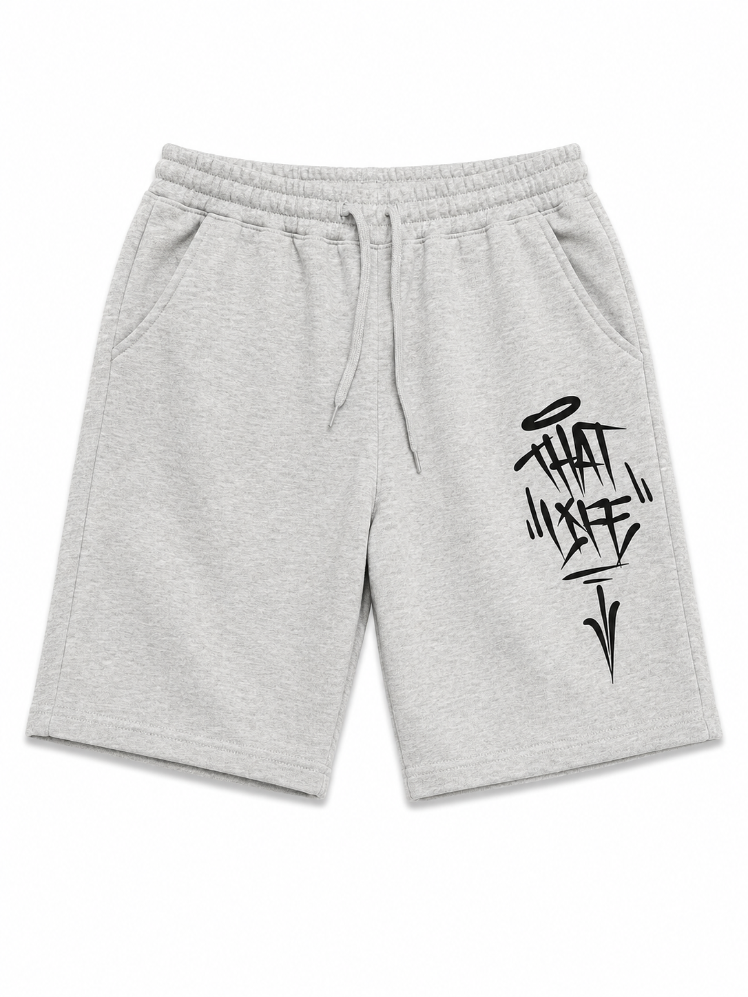 That Life Classic Jumbo Logo Shorts - Gray/Black