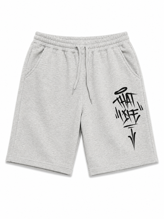 That Life Classic Jumbo Logo Shorts - Gray/Black