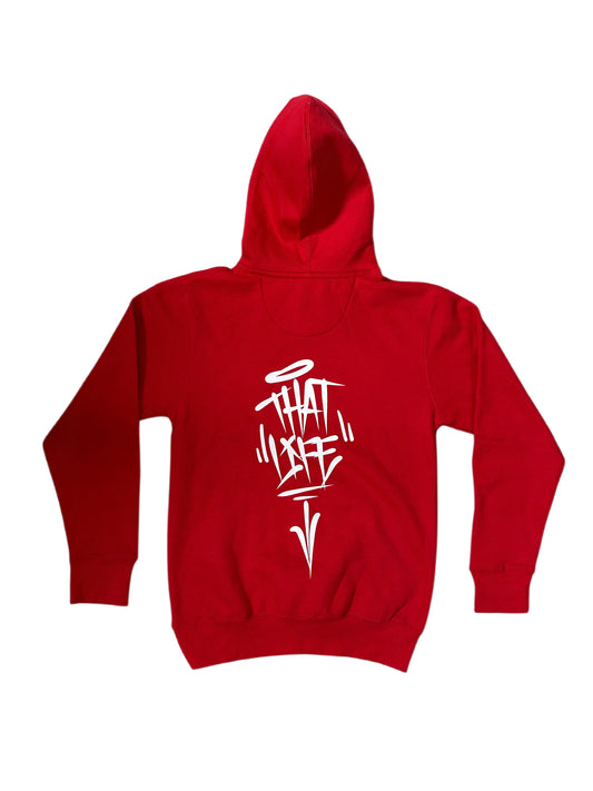 That Life Classic Hoodie - Red/White