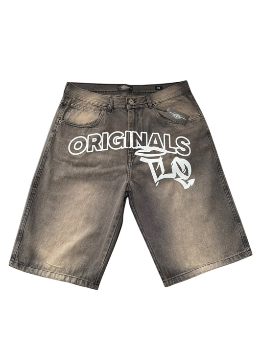 TLO X Generation XYZ Collab Denim Shorts - Graphite Wash
