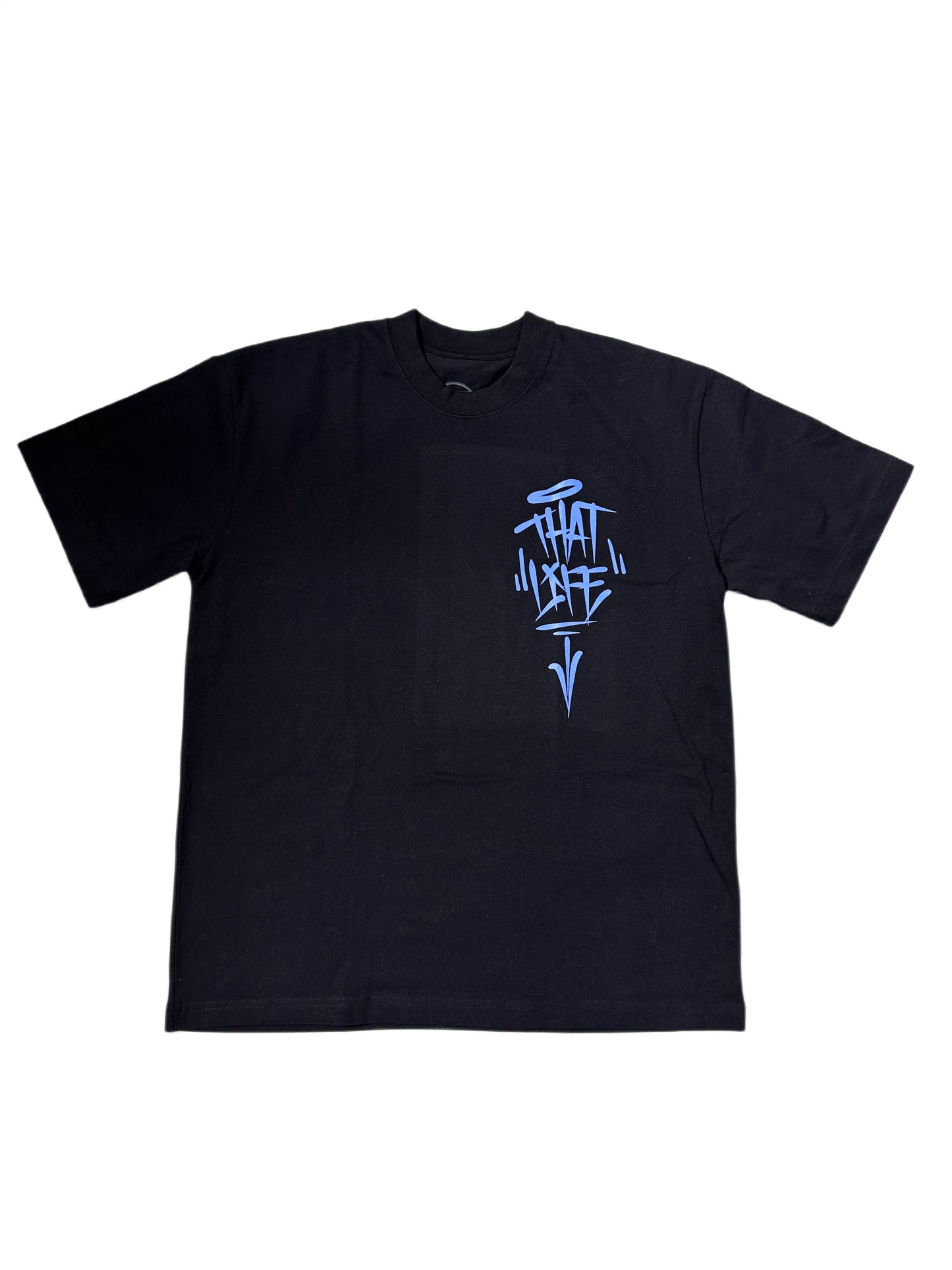 That Life Classic Tee - Black/Carolina Blue