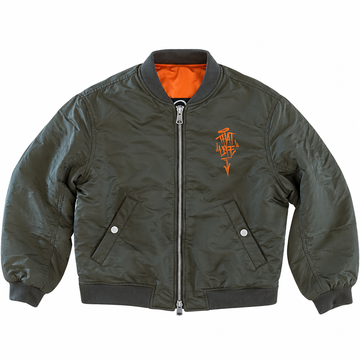 TL Bomber Jacket - Olive/Orange