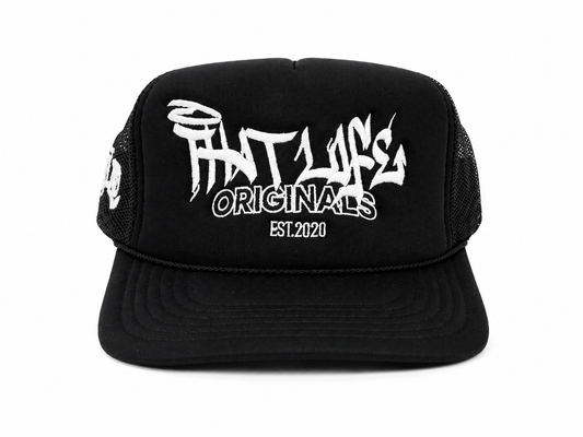 TLO Trucker Hat - Black/White