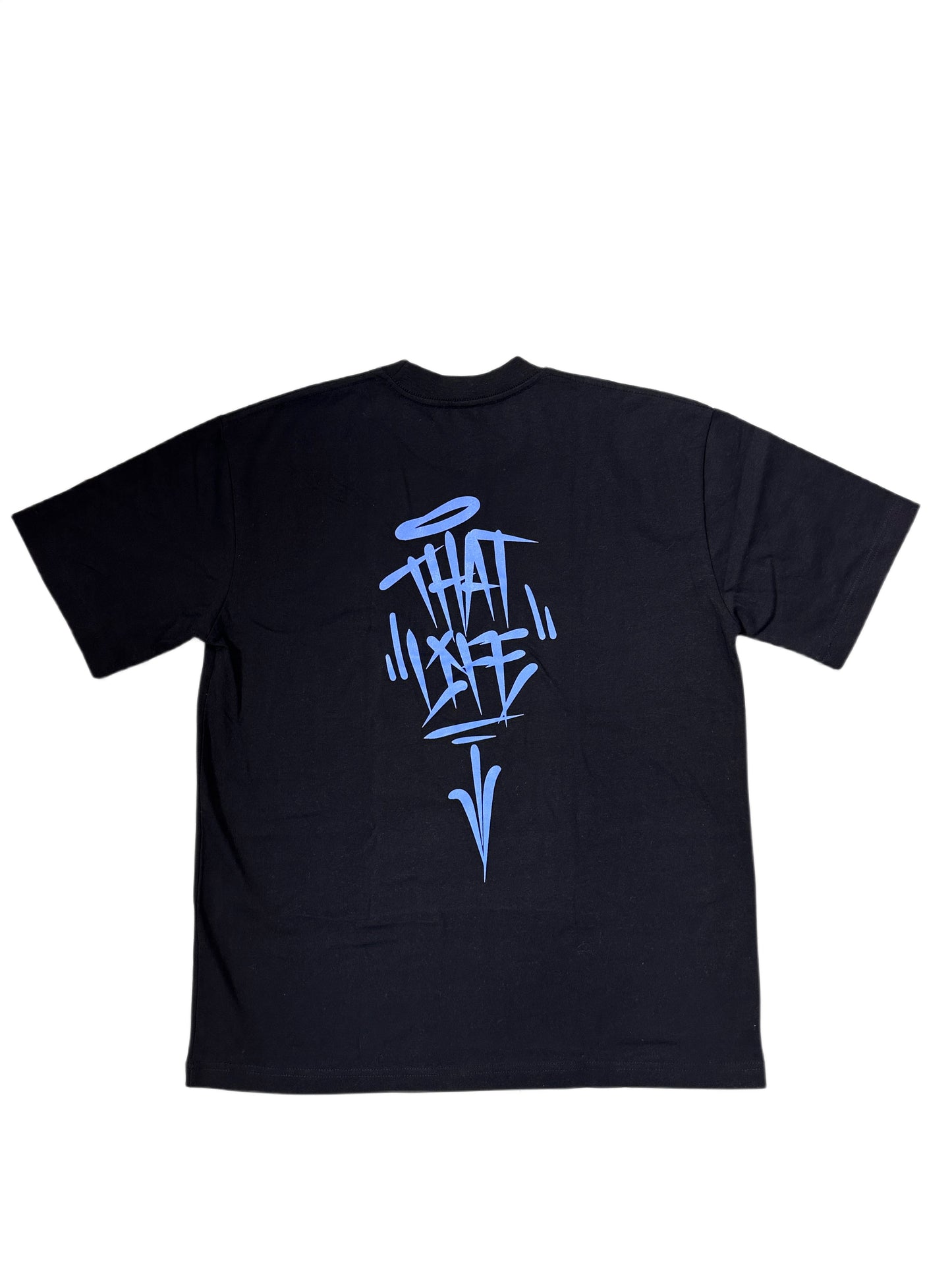 That Life Classic Tee - Black/Carolina Blue