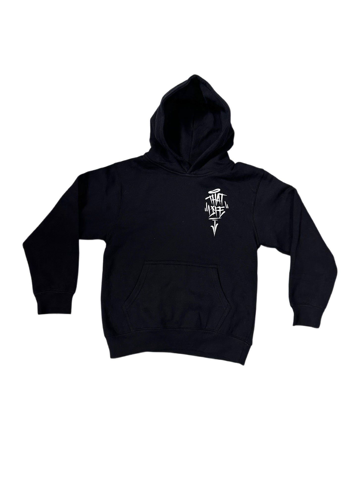 Youth Classic Hoodie - Black/White