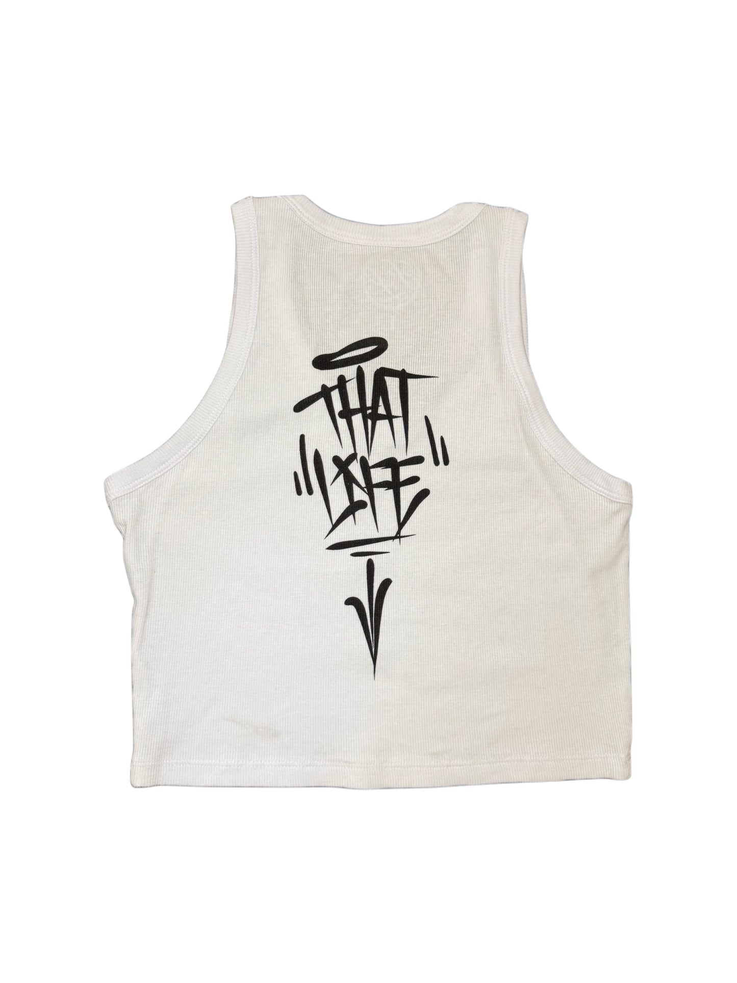 Women’s Cropped Tank Top - White