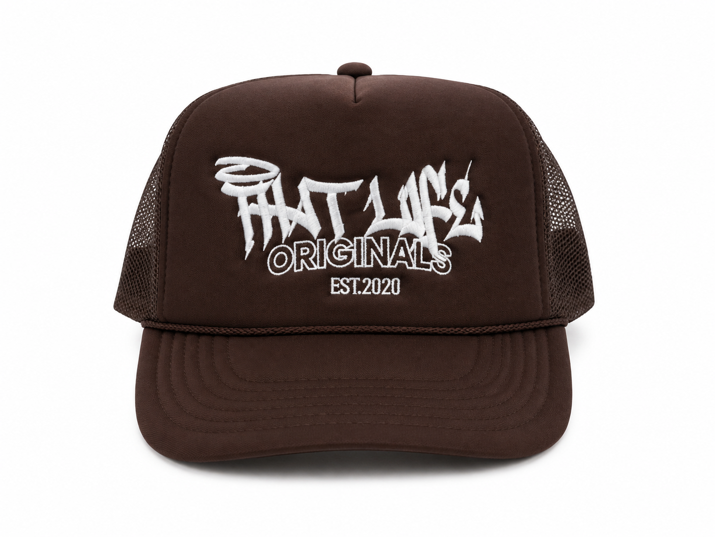 TLO Trucker Hat - Chocolate/White